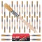 36 Pack of 1/2 inch Paint and Chip Paint Brushes for Paint, Stains, Varnishes, Glues, and Gesso